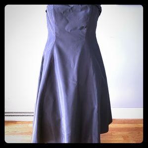 Vintage black strapless party dress